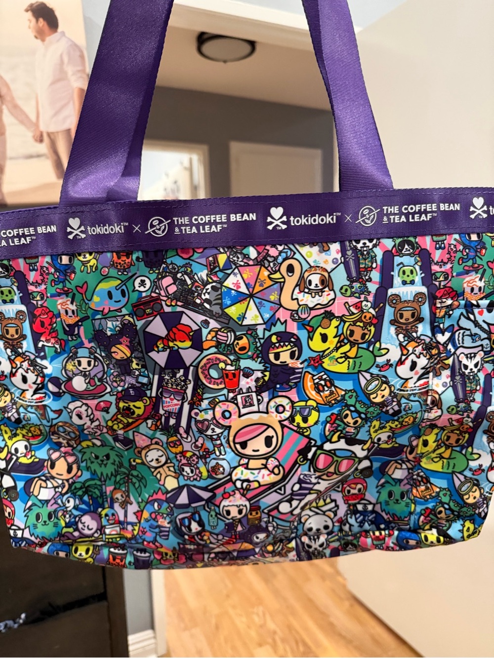 tokidoki x The Coffee Bean tote